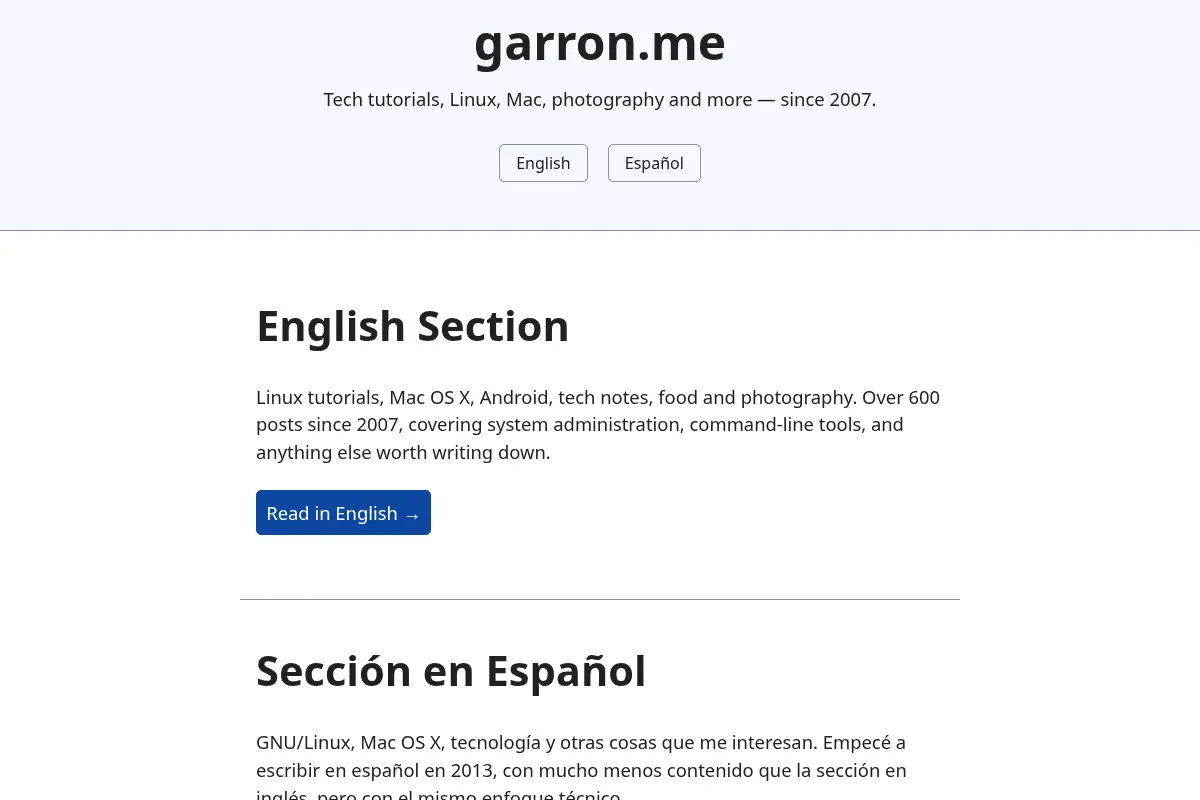 garron.me — Guillermo Garron