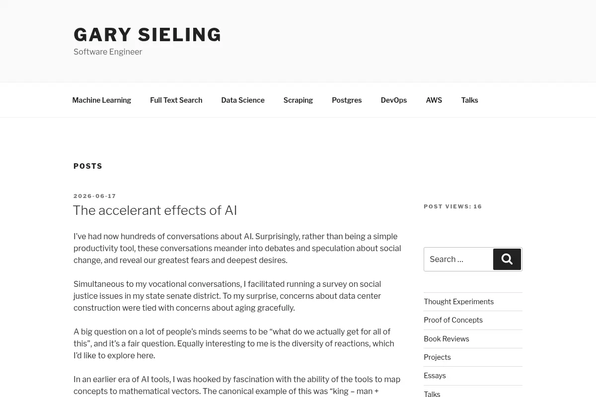 Gary Sieling - Software Engineer