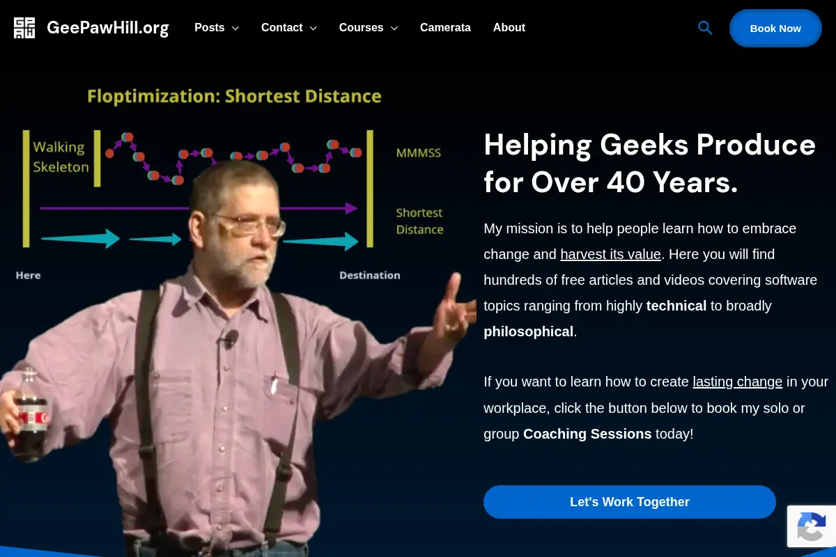 GeePawHill.org – Helping Geeks Produce.