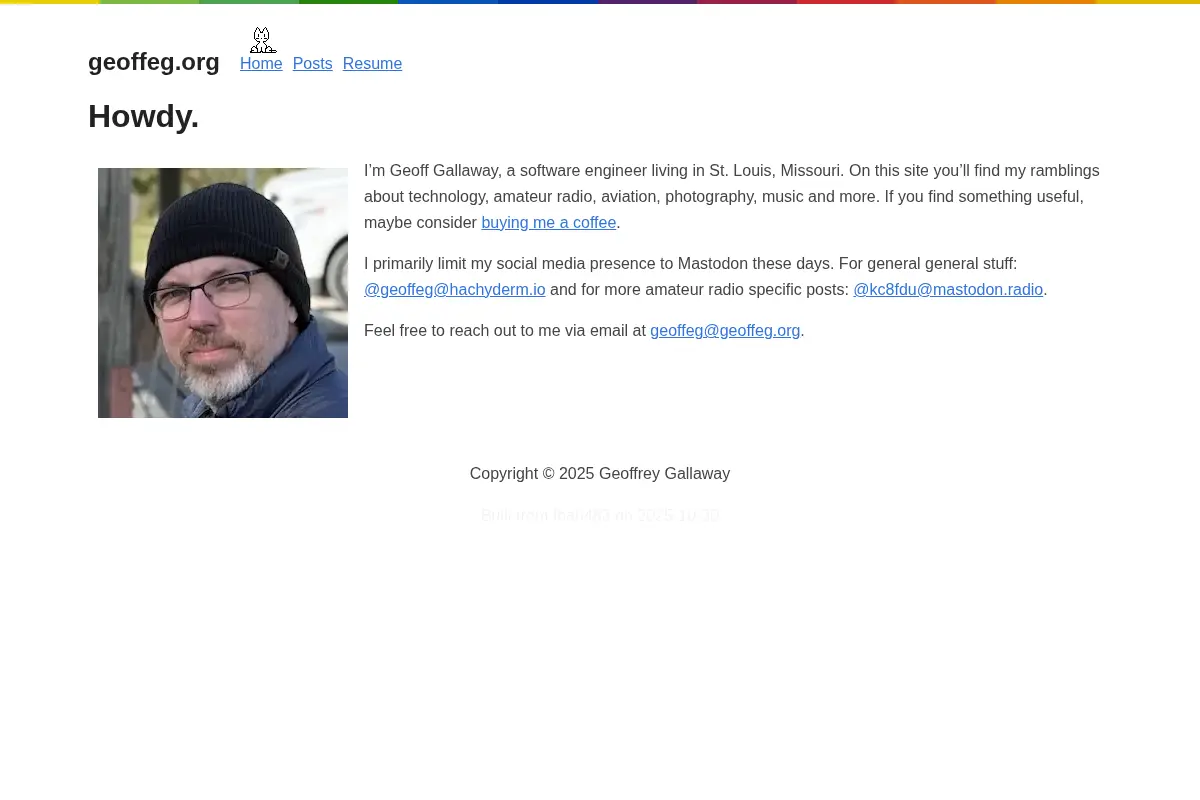Geoff Gallaway's Personal Site