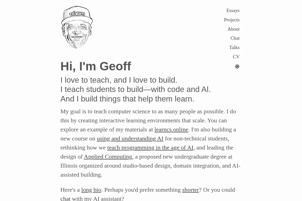 Geoffrey Challen · Teaching Faculty