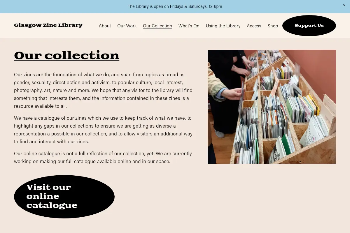 Glasgow Zine Library — Our Collection