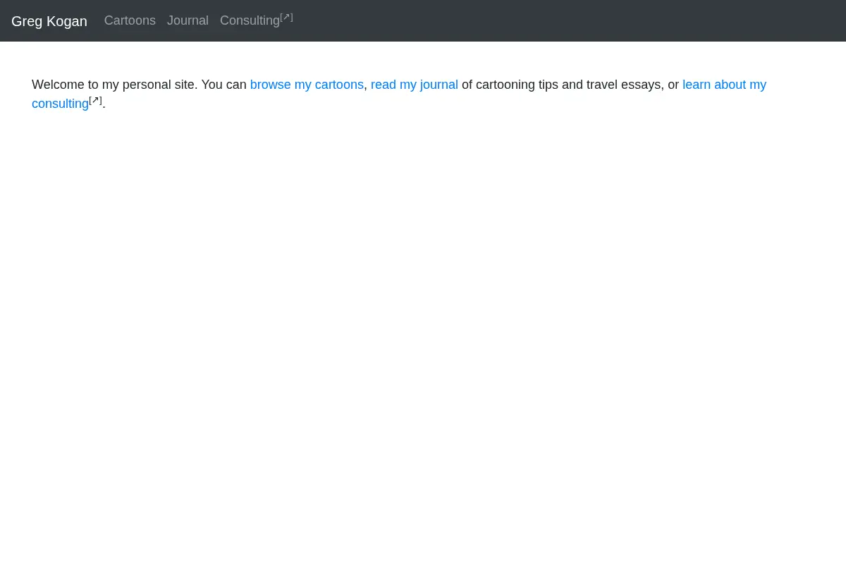 Personal Site of Greg Kogan