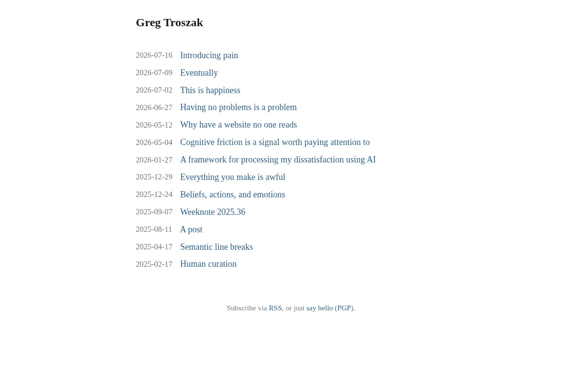 Greg Troszak