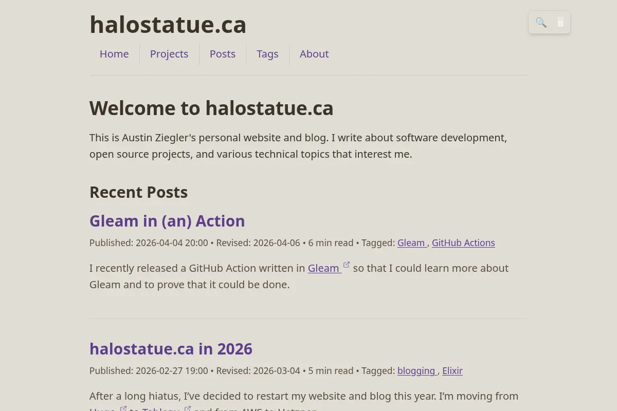 Austin Ziegler's Personal Site