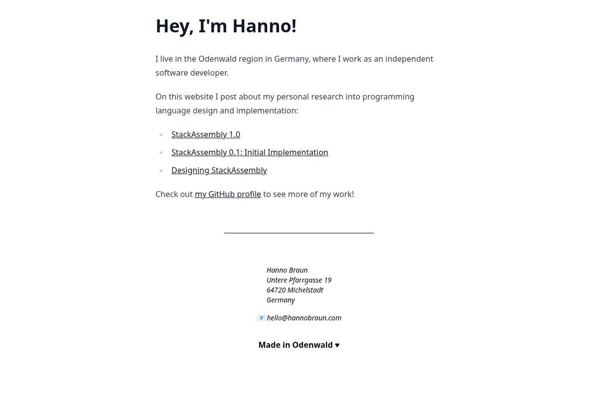 Hey, I'm Hanno!