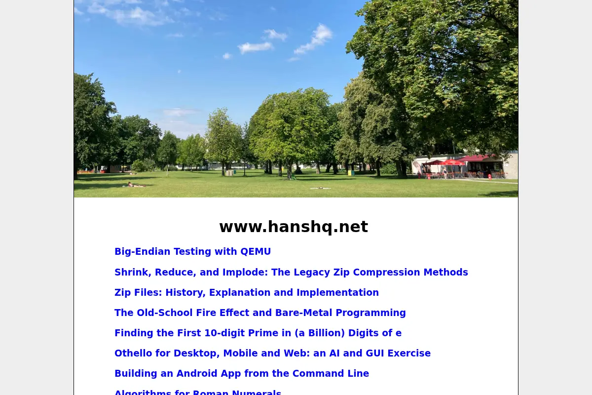 Hans Wennborg's blog