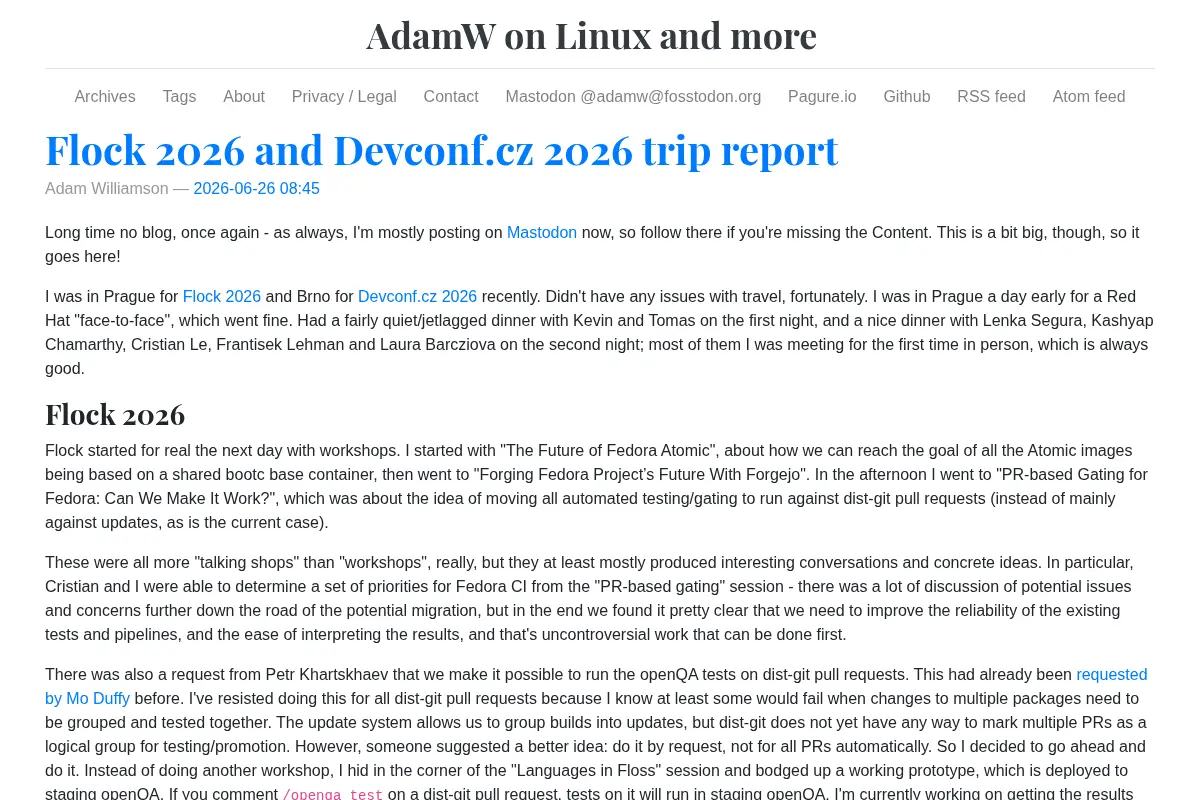 AdamW on Linux and more