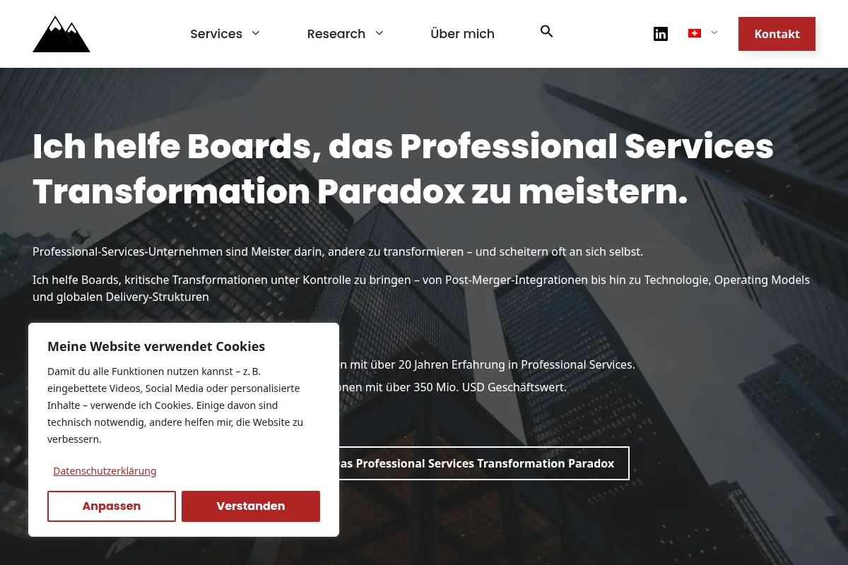Professional Services Transformation - Henrico Dolfing