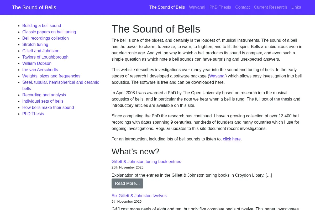 The Sound of Bells