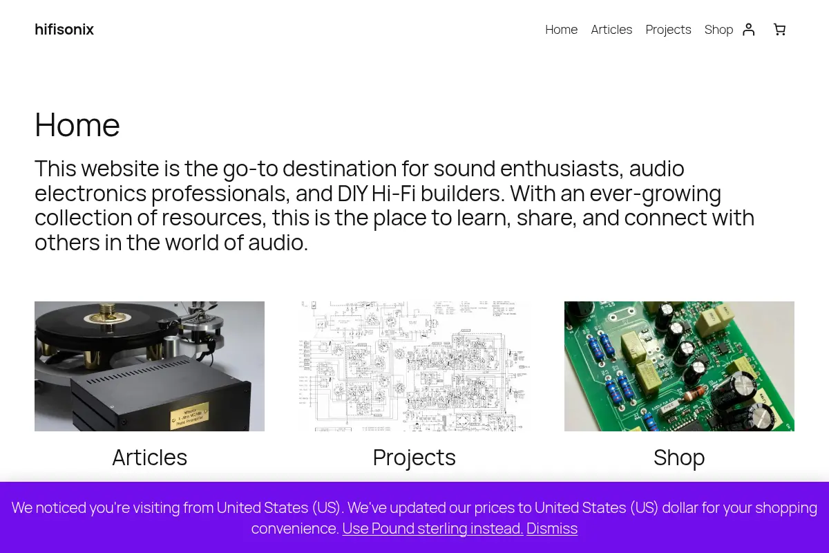 hifisonix – Audio and Electronics