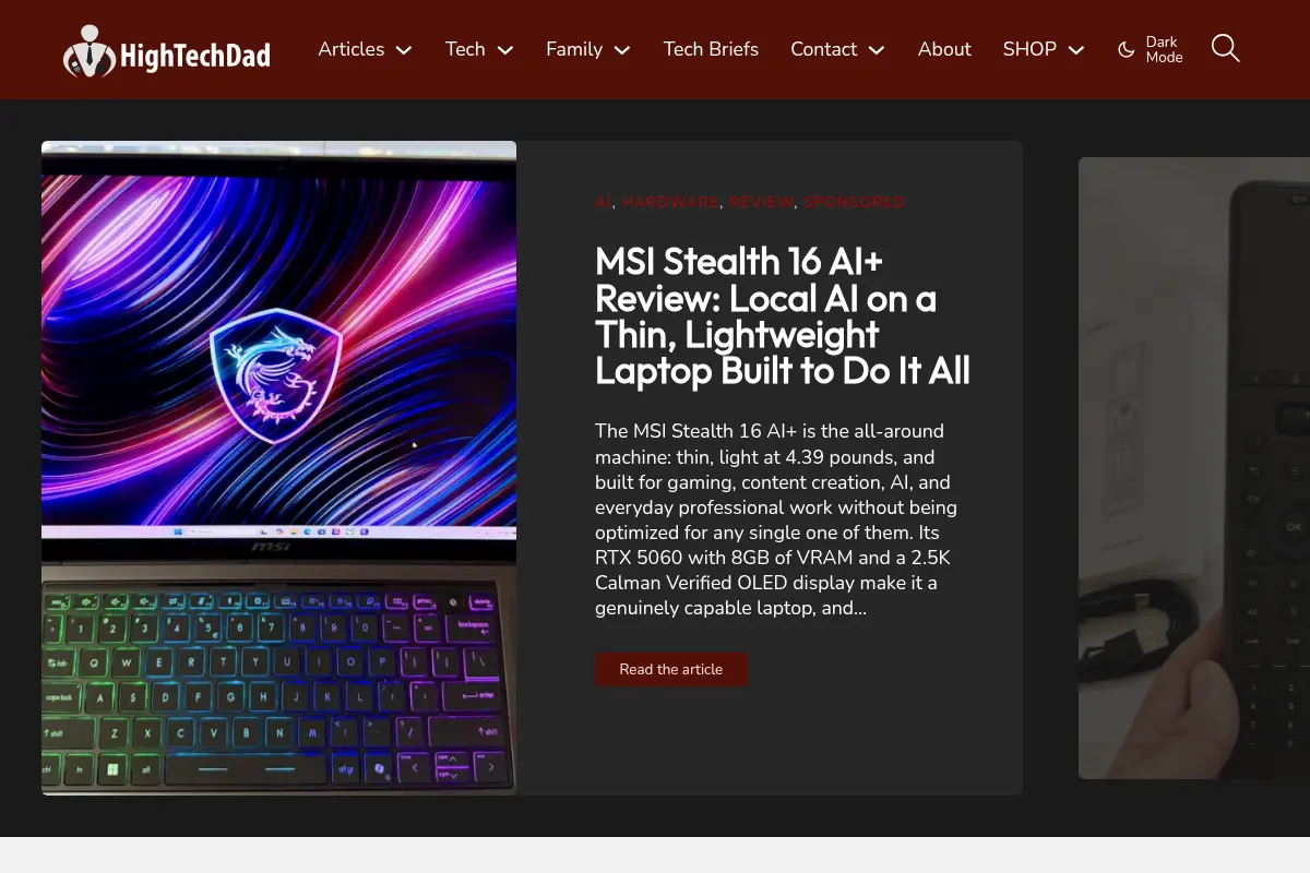 HighTechDad - where technology & fatherhood collide