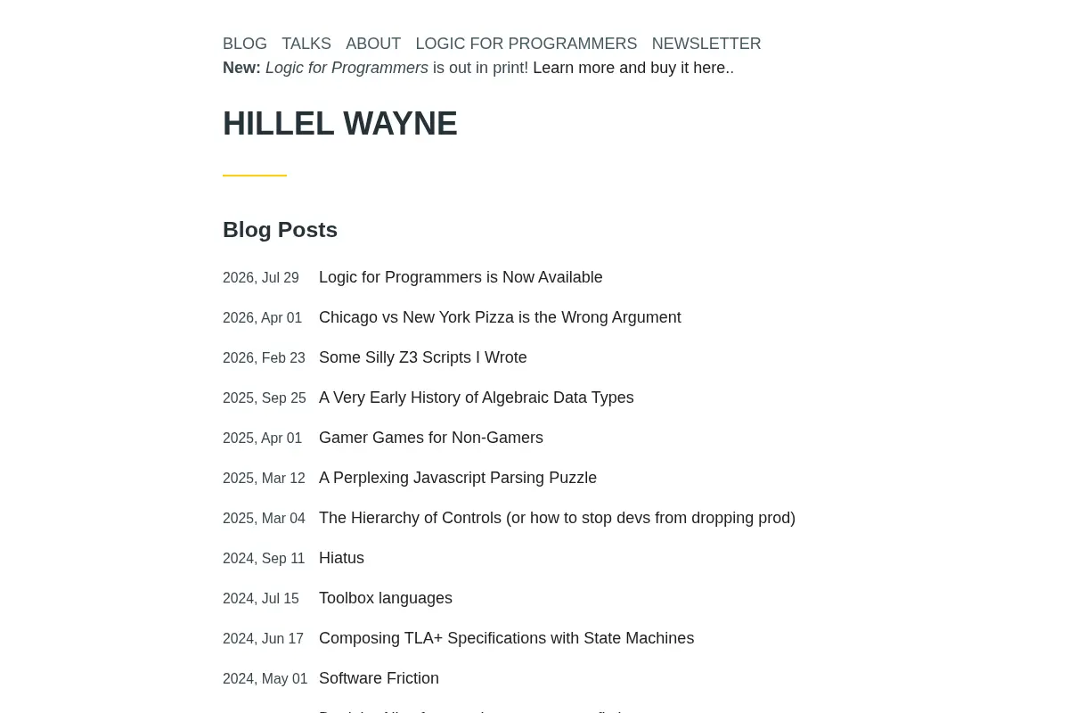 Hillel Wayne