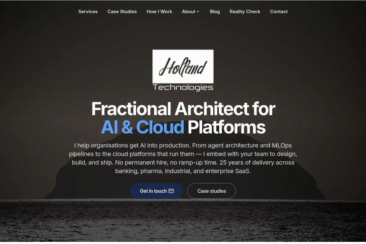 Fractional Cloud & Platform Architect – Charlie Holland