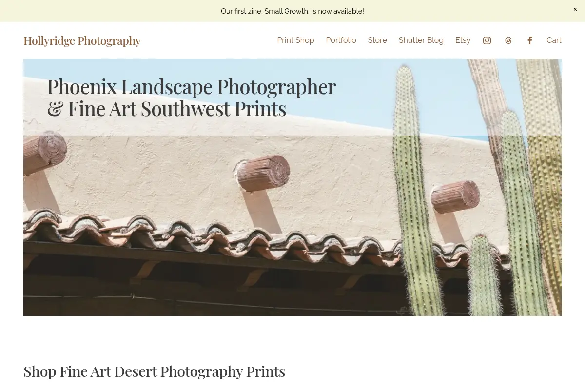 Phoenix Landscape Photographer & Fine Art Prints | Hollyridge Photography