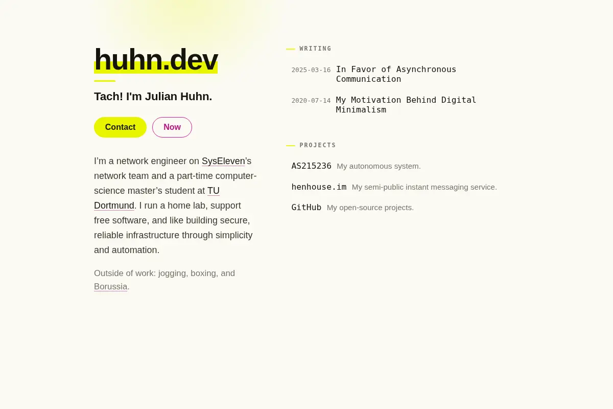 huhn.dev