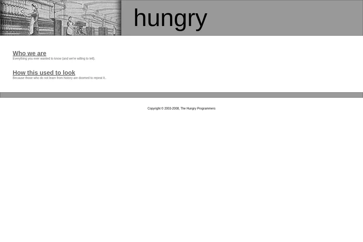 The Hungry Programmers