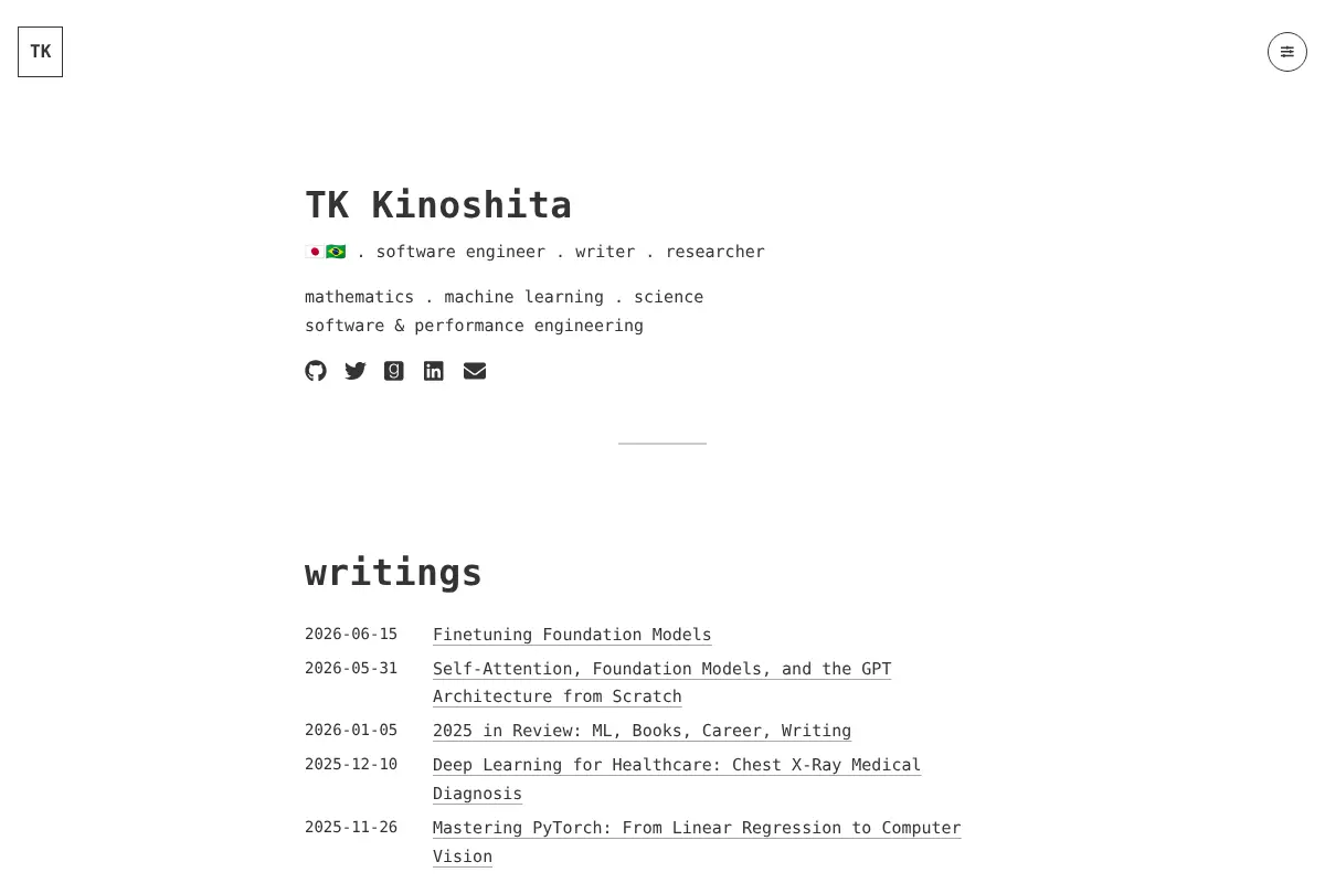 TK's Website on Software Engineering and Career
