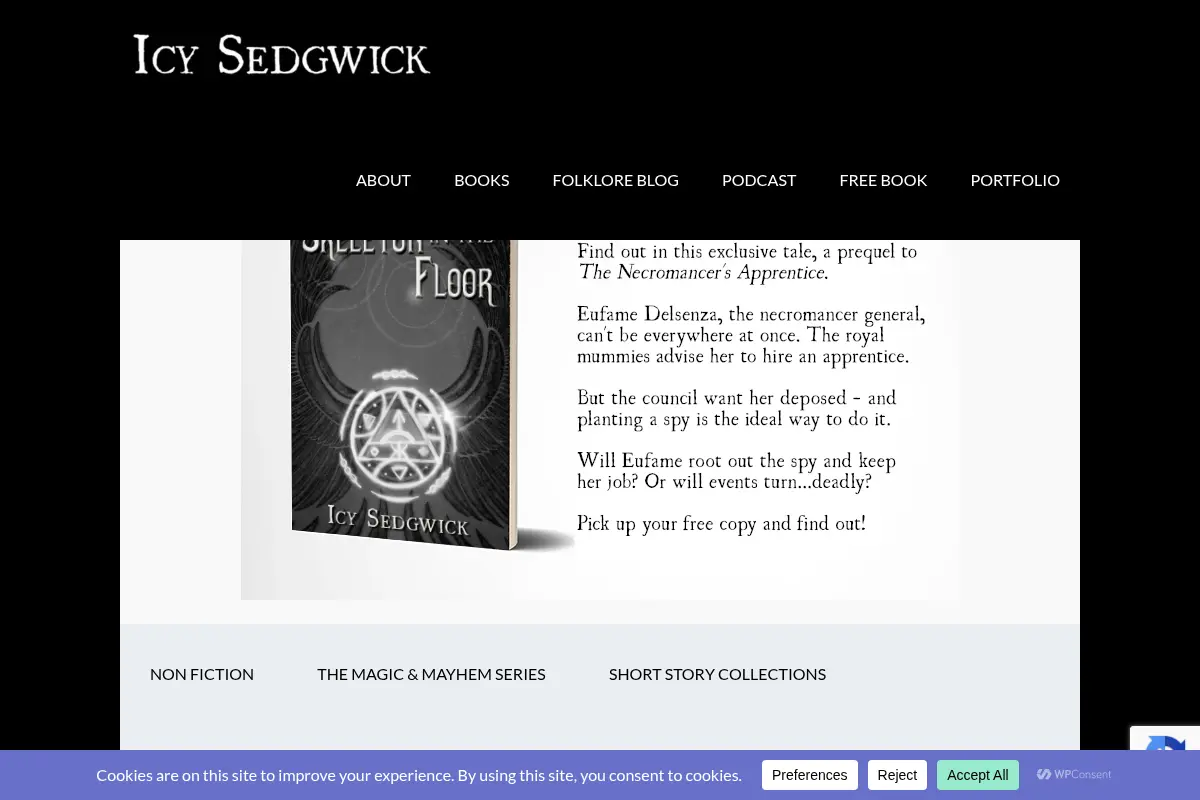 Icy Sedgwick - Author Dark Fantasy Fiction and Folklore