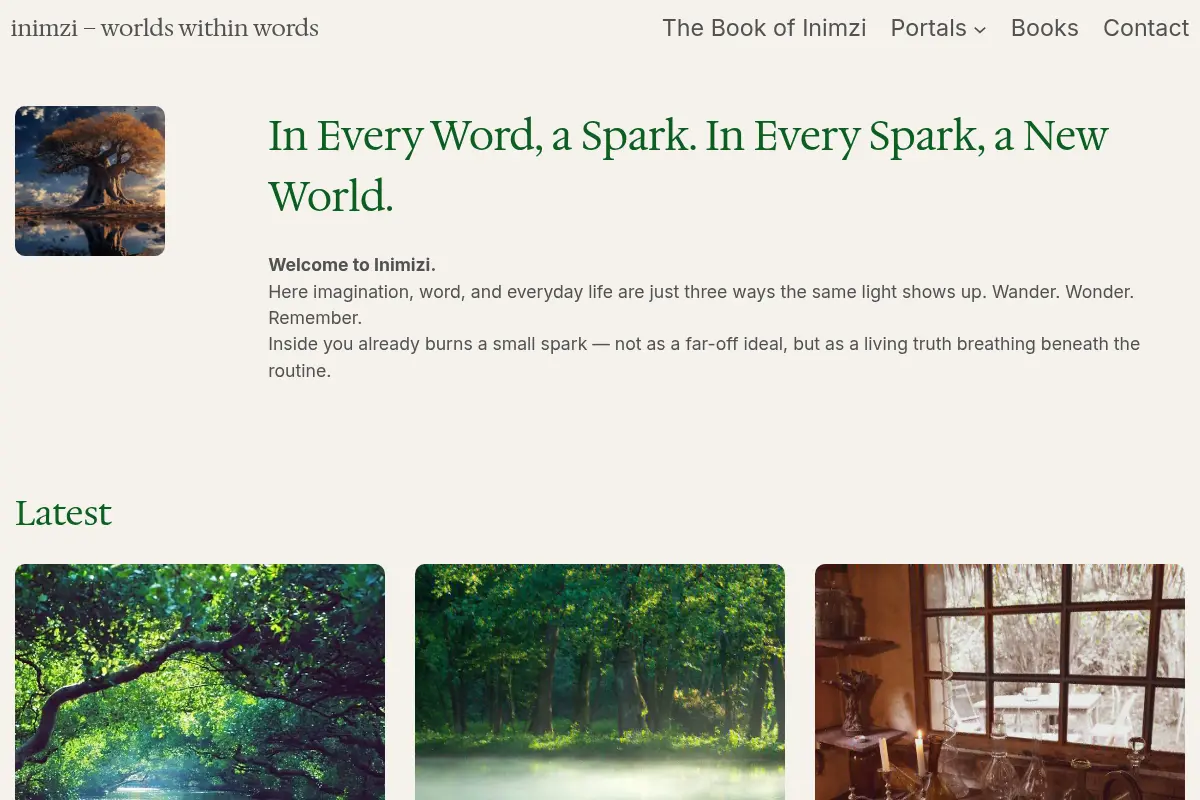 Inimzi: Spiritual Poetry for Self-Discovery