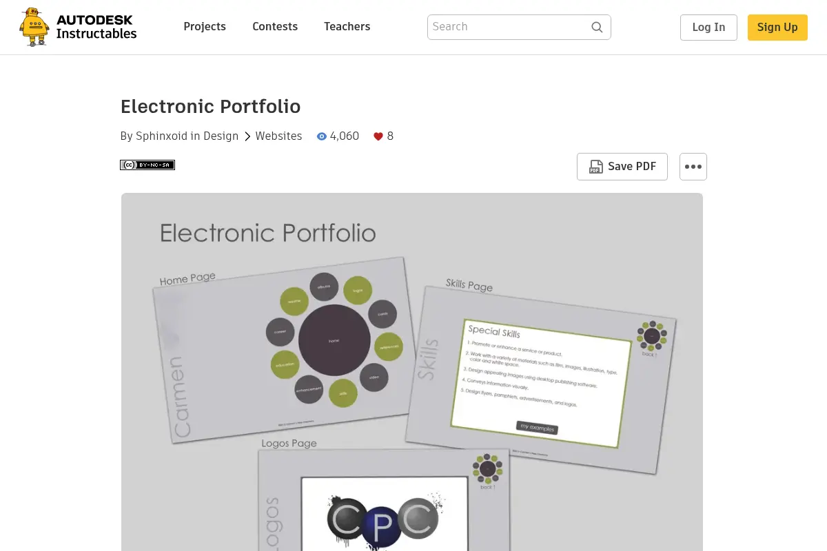 Electronic Portfolio : 11 Steps - Instructables