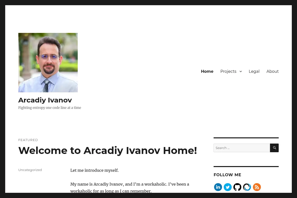 Arcadiy Ivanov - Fighting entropy one code line at a time