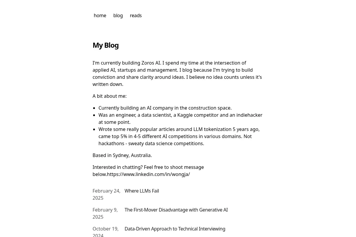 Jacky Wong | Blog