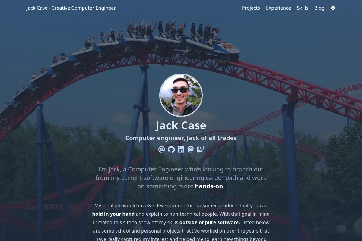 Jack Case - Creative Computer Engineer