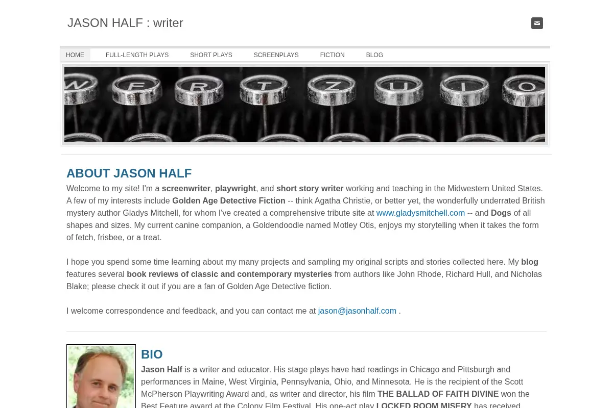 Jason Half: Writer