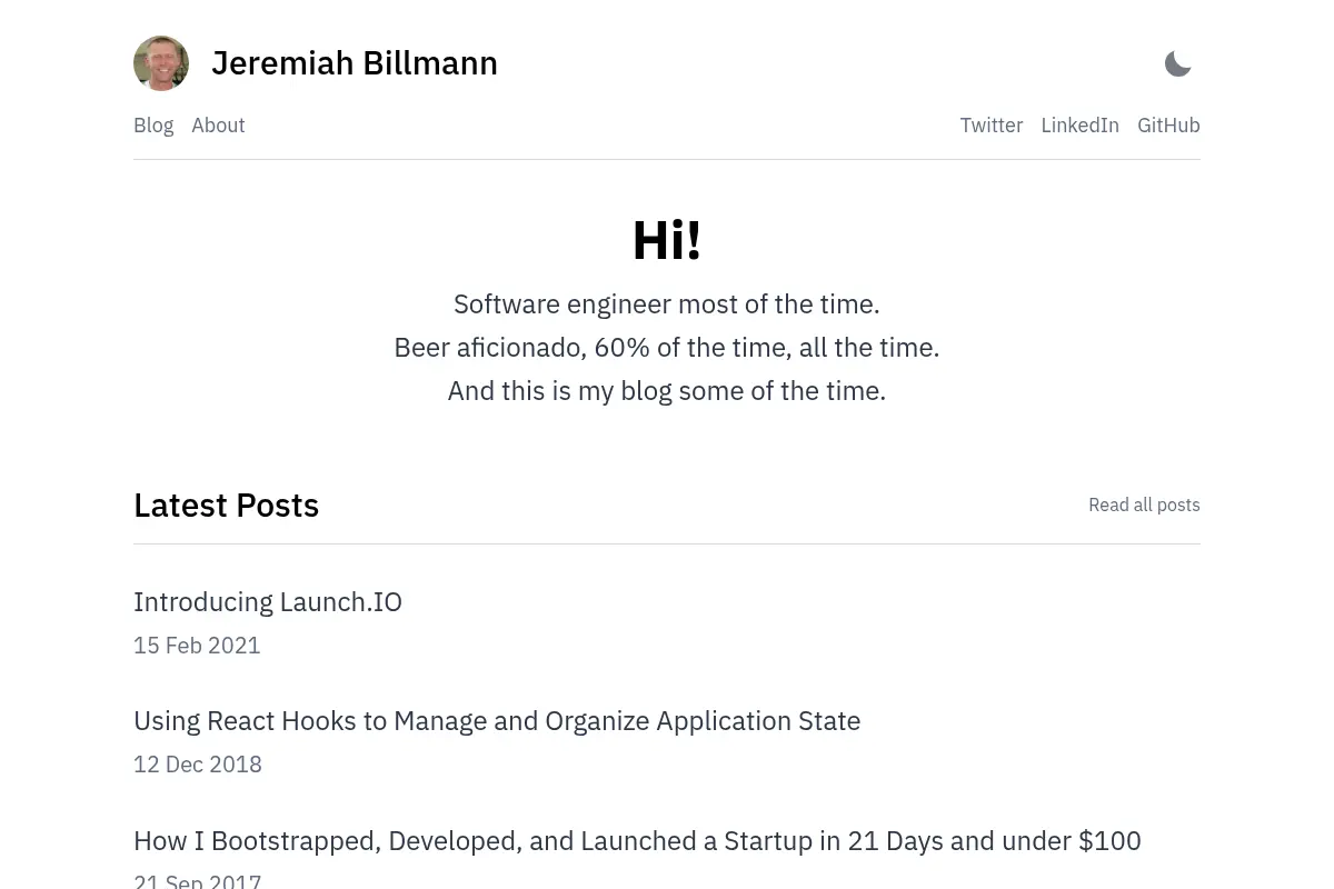 Jeremiah Billmann - Developer, Speaker, Blogger