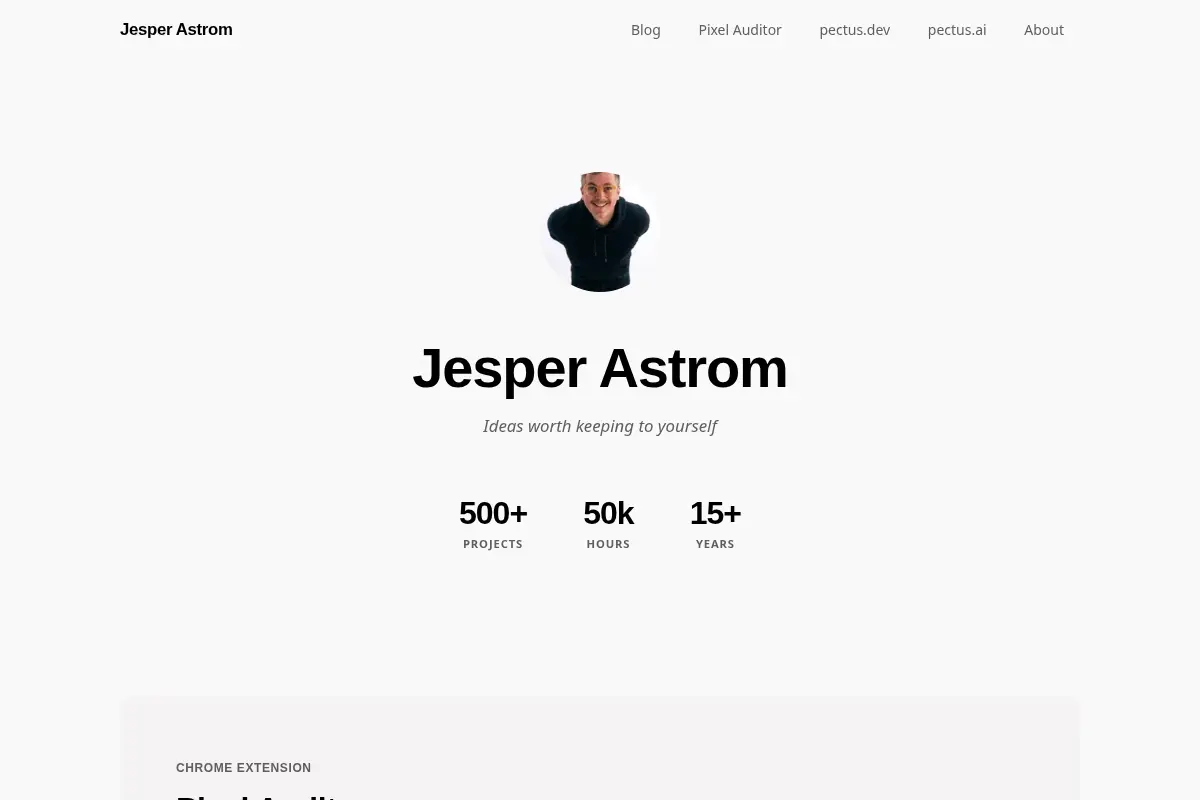 Jesper Astrom — Ideas worth keeping to yourself