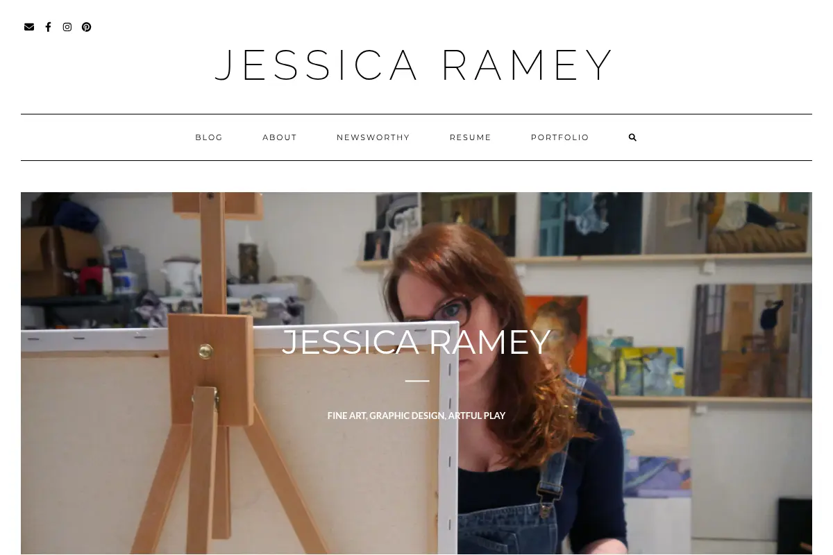 Jessica Ramey – Fine Art, Graphic Design, Artful Play
