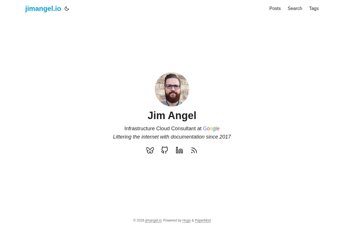 Jim Angel | jimangel.io
