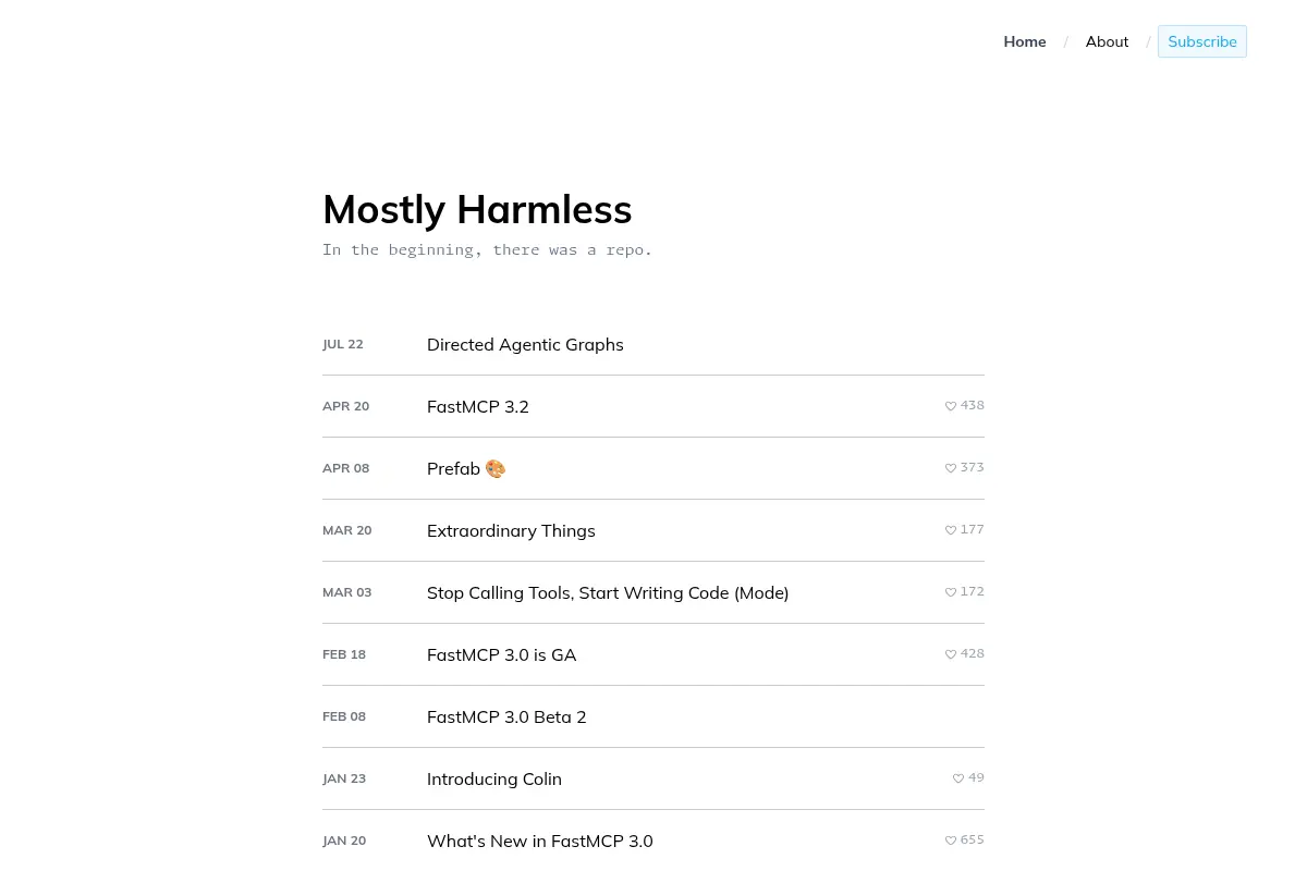 Mostly Harmless