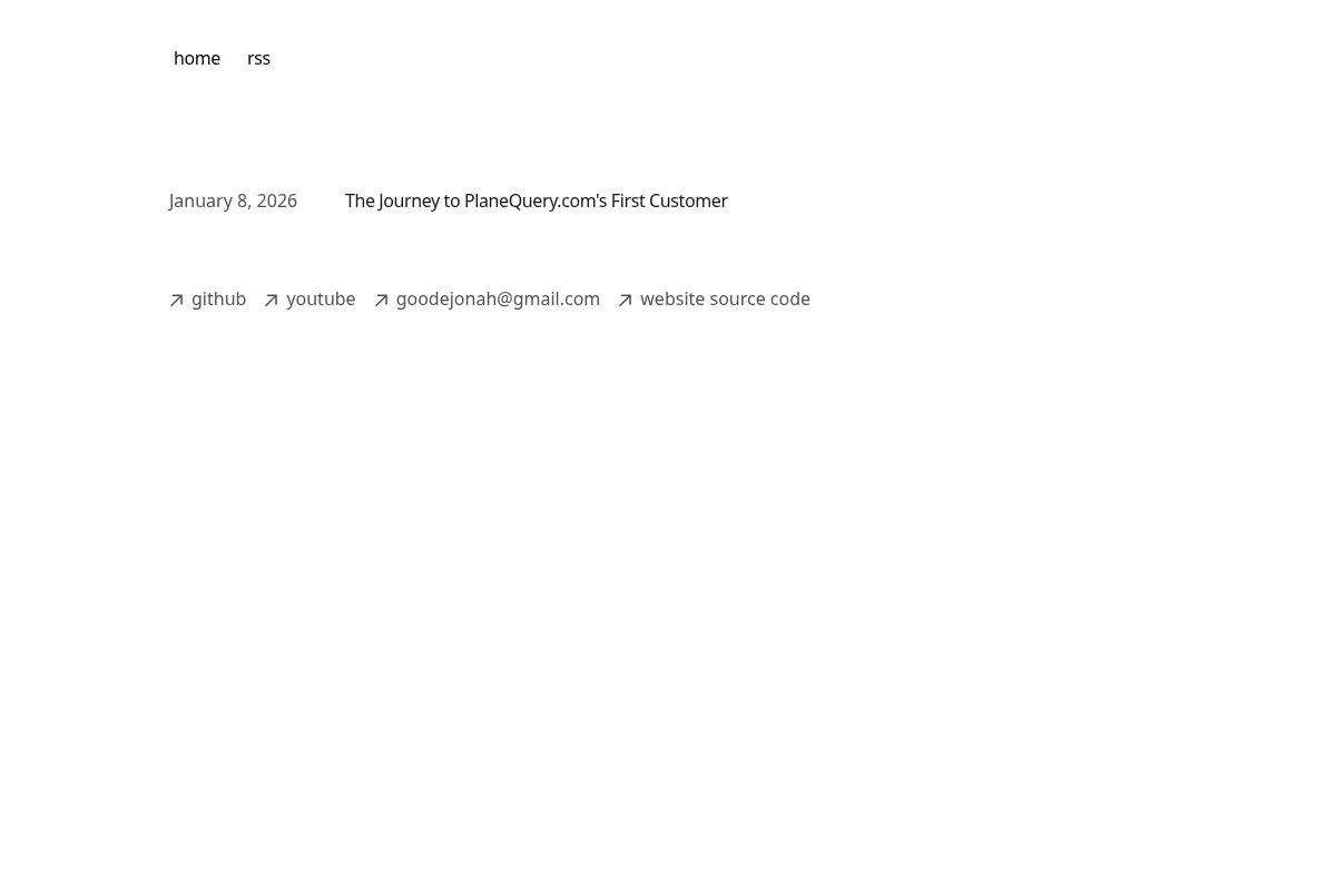 Jonah Goode's Blog