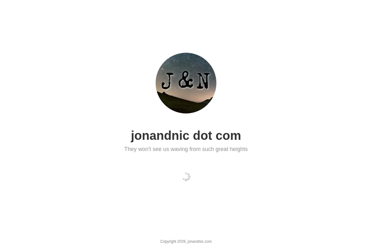 jonandnic dot com