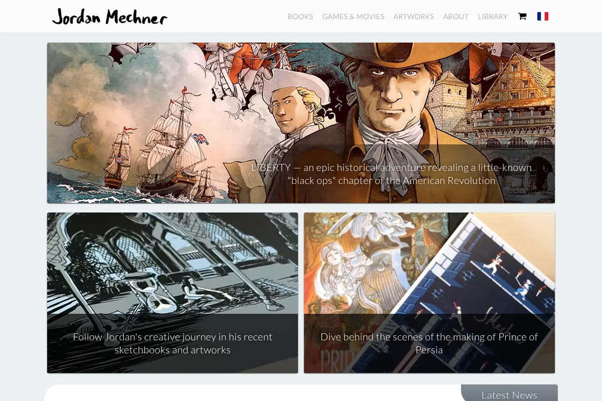 Jordan Mechner - Video games, graphic novels, and movies