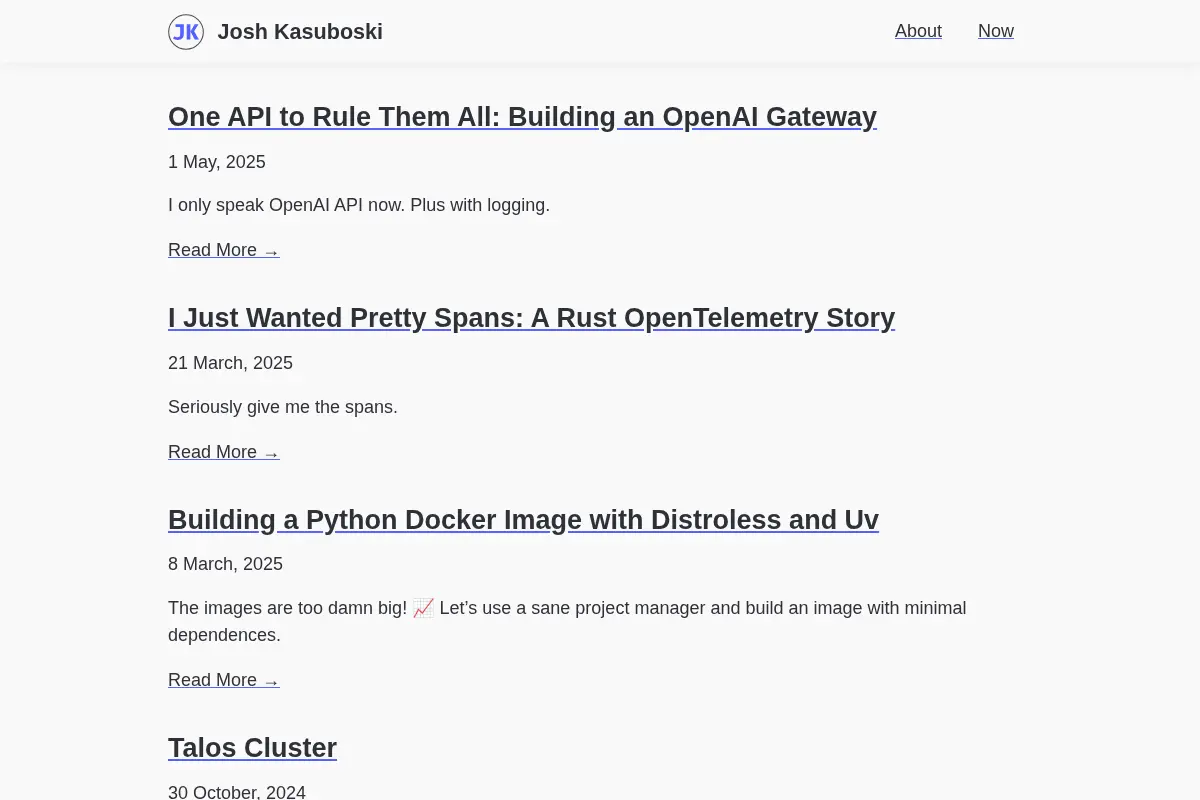 Josh Kasuboski