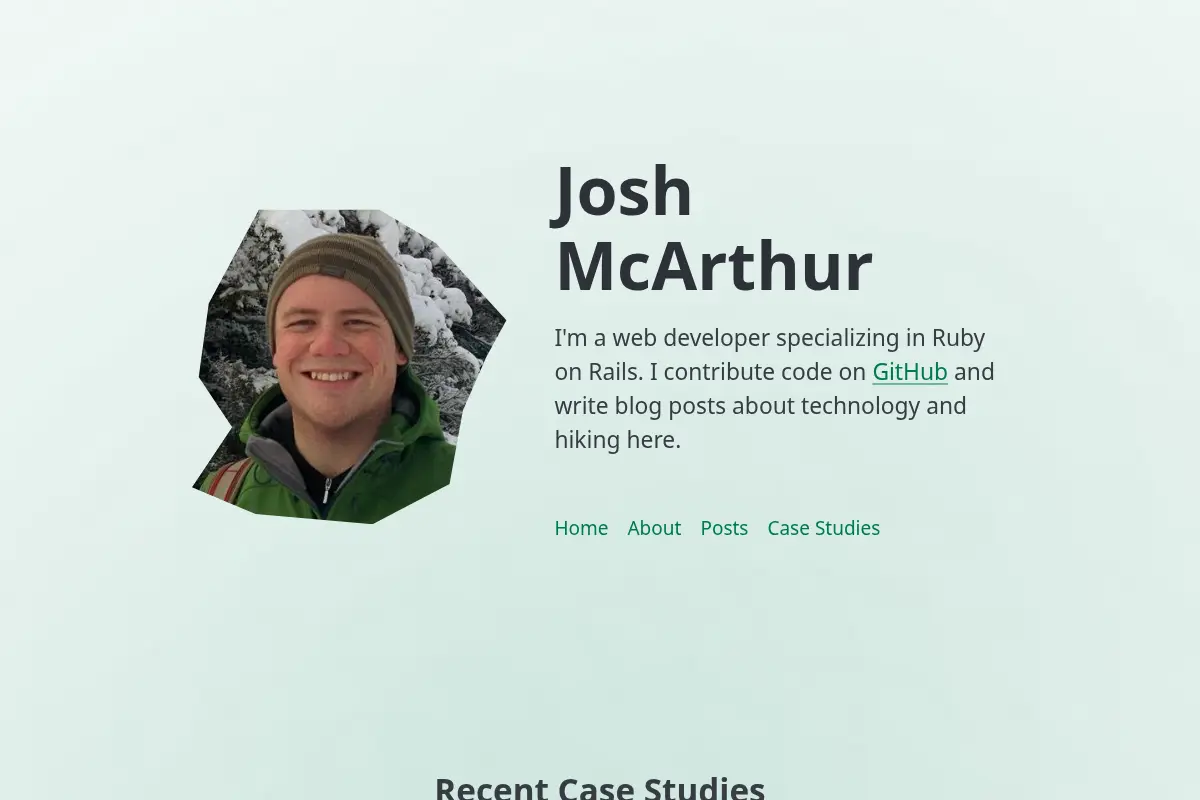 Notes: Josh McArthur