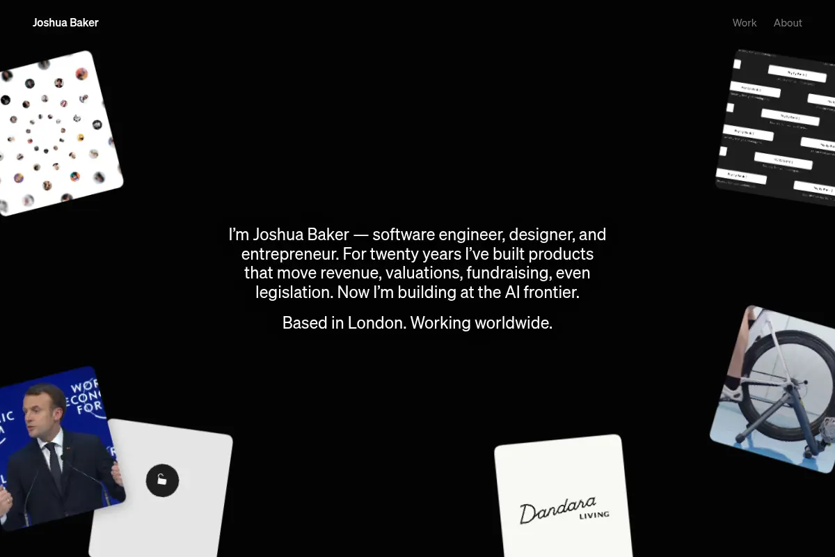 Joshua Baker — Software Engineer, Designer, Entrepreneur