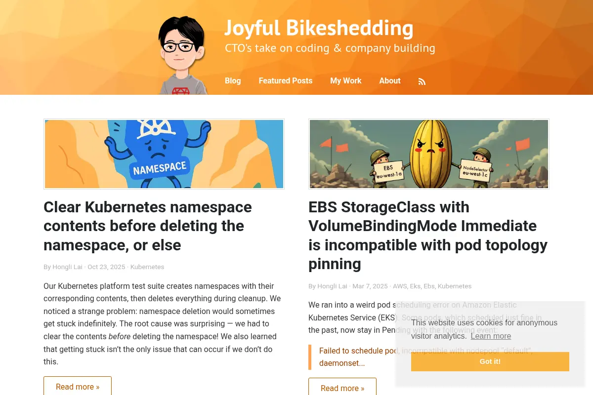 Joyful Bikeshedding