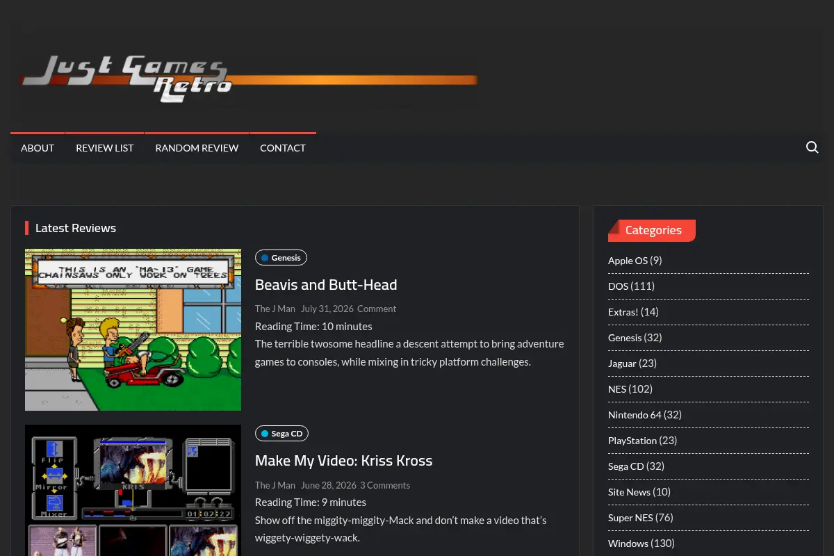 Just Games Retro