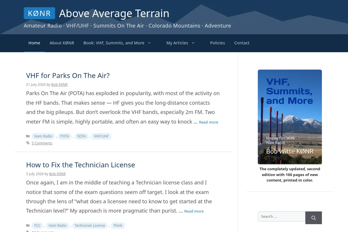 Above Average Terrain - Amateur Radio