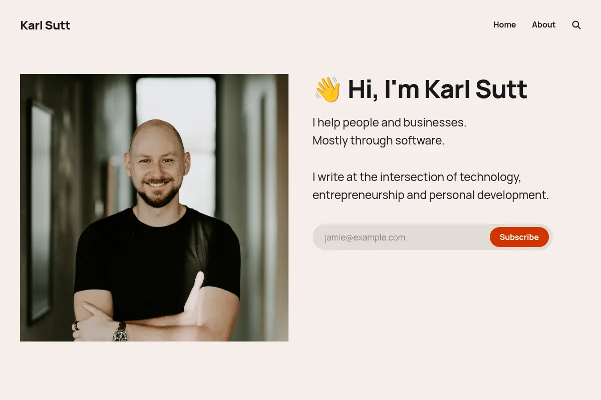 Karl Sutt · Programing, business, self-development