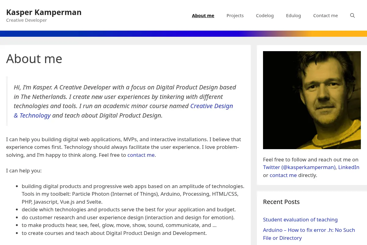 Kasper Kamperman - Creative Development and Digital Product Design