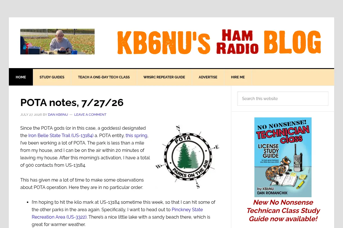KB6NU's Ham Radio Blog