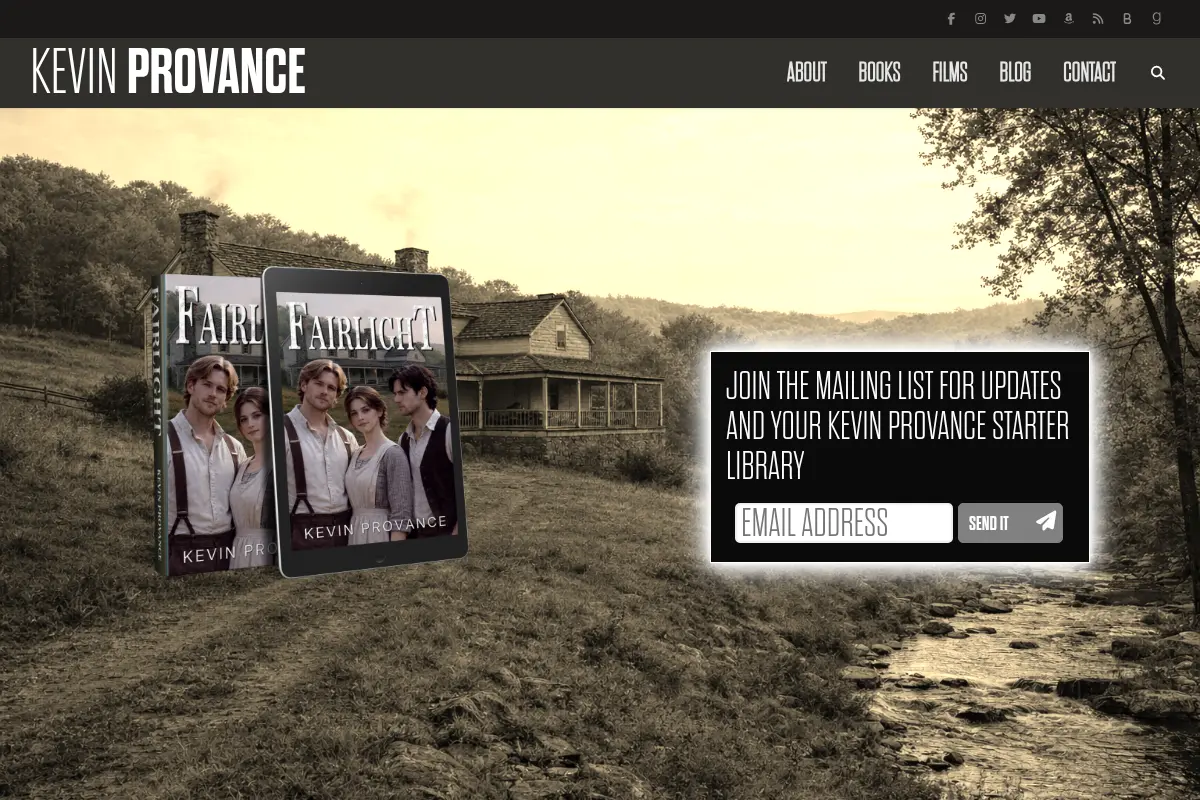Kevin Provance – Author