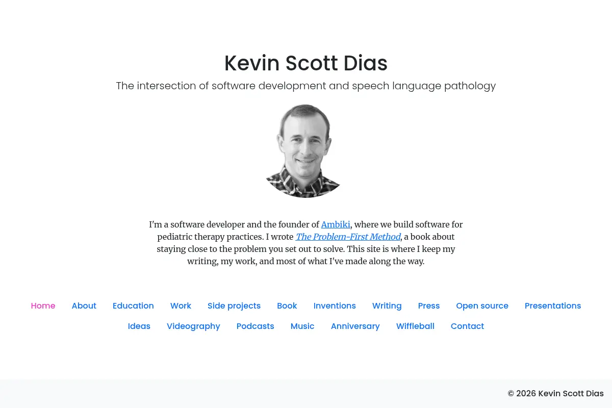 Kevin Scott Dias: author and startup founder