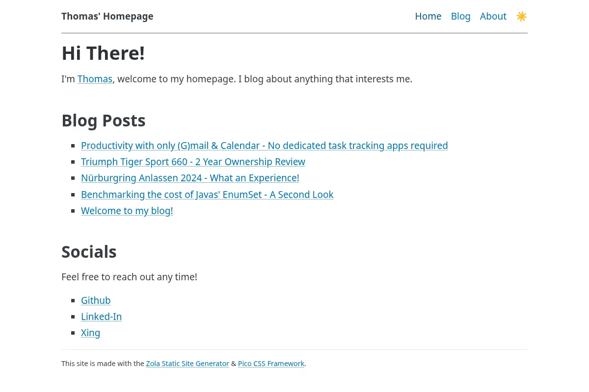 Thomas' Blog
