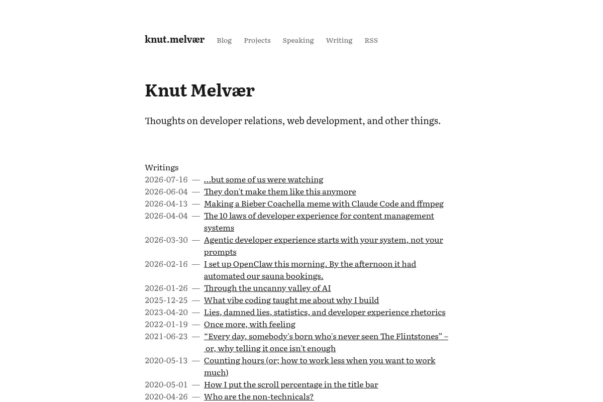 Knut Melvær